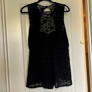Black lace dress swimsuit